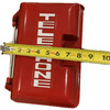 Cast Aluminum Weatherproof Enclosure with TELEPHONE on Door Red 331-005-R-TEL