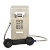 Stainless Steel Surface Mount Wall Telephone with Keypad SSW-321-F