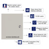 4 Door Access Control Panel Controller Board with Cabinet TCP/IP Network