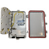 Newtech 552-110 4 Port Weather Resistant Fiber Termination Box Wall Mount 