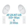 Ubiquiti AF-2X-Kit-US 2.4GHz airFiberX PtP 500Mbps+ Kit