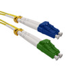 LC/UPC-LC/APC Duplex Singlemode APC 9/125 Fiber Optic Patch Cable