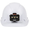 Klein Tools 60107RL Hard Hat Non-vented Cap Style with Rechargeable Headlamp