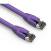 409-60.5 CAT8 Ethernet Patch Cable Dual Shielded S/FTP Snagless Molded Boot 40G 7 ft.