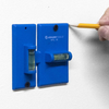 Jonard WTL-12 Wall Box Template & Level for Non-Metallic Boxes 1-Gang and 2-Gang