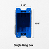 Jonard WTL-12 Wall Box Template & Level for Non-Metallic Boxes 1-Gang and 2-Gang