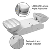 Emergency Exit Light Adjustable Square Head LED 90 Minute Battery Backup UL Listed