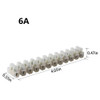 12 Position Euro Style Terminal Strip 6 Amp