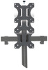 461658 LCD Monitor Mount with Center Mount and Double-Link Swing Arms 