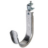 J-JH64ACPBC 4" J Hook with 360 Degree Pressed Beam Clamp Full Swivel