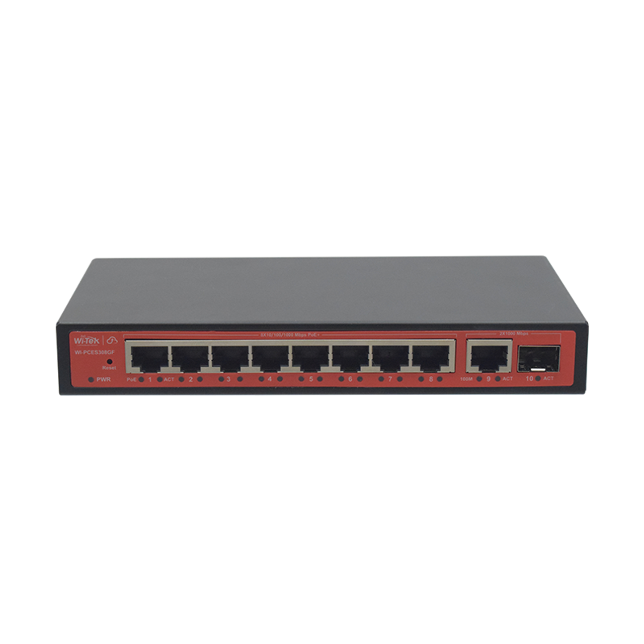 Industrial 8 Ports Remote Cloud Managed PoE Switch with 4 SFP Uplinks