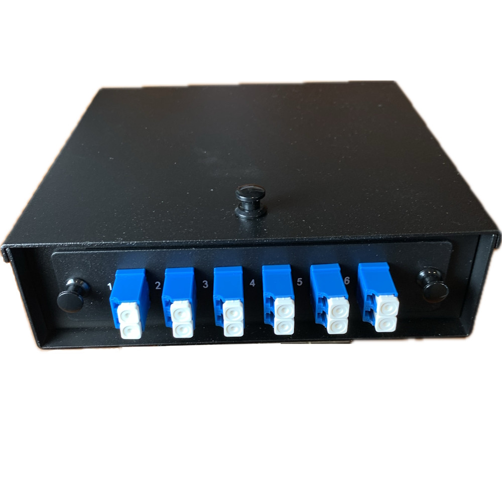 Ultra Spec Cables 12 Port Wall Mount Fiber Enclosure With Spool OM3 Mu