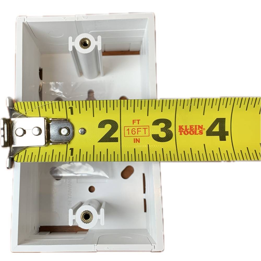 955-100 Single Gang Surface Mount Box for use with Raceway - New Tech ...