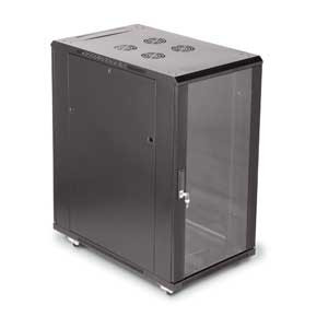 22U-Standard-19-inch-Vented-Rear-Door-Glass-Front-Door 3100-3-001-22