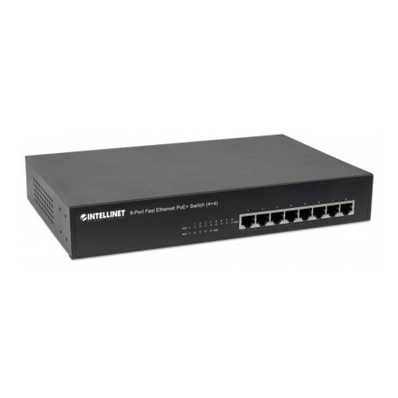 Intellinet Network 560764 8-Port Fast Ethernet PoE+ Switch