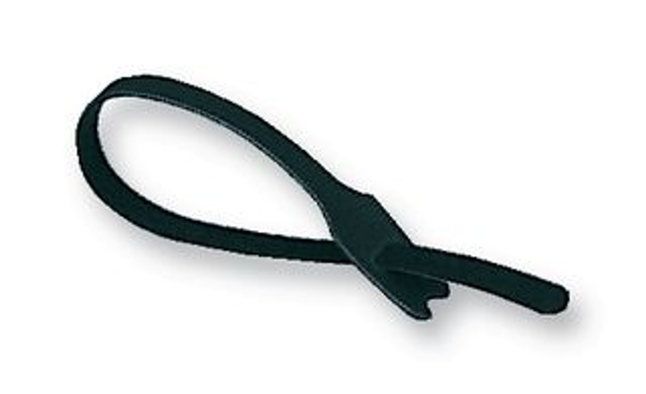 Panduit Tak-Ty 8 Hook and Loop Cable Ties Black 10pk