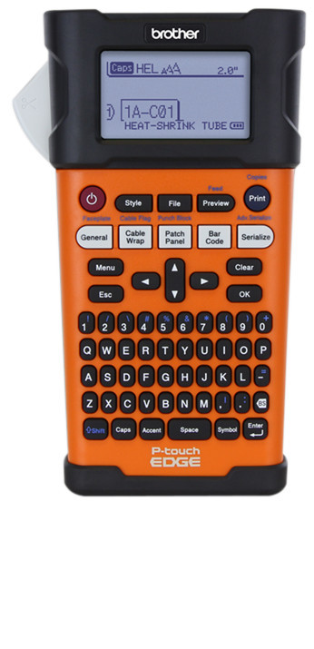 Brother PTE110 Industrial Handheld Labeling Tool Kit