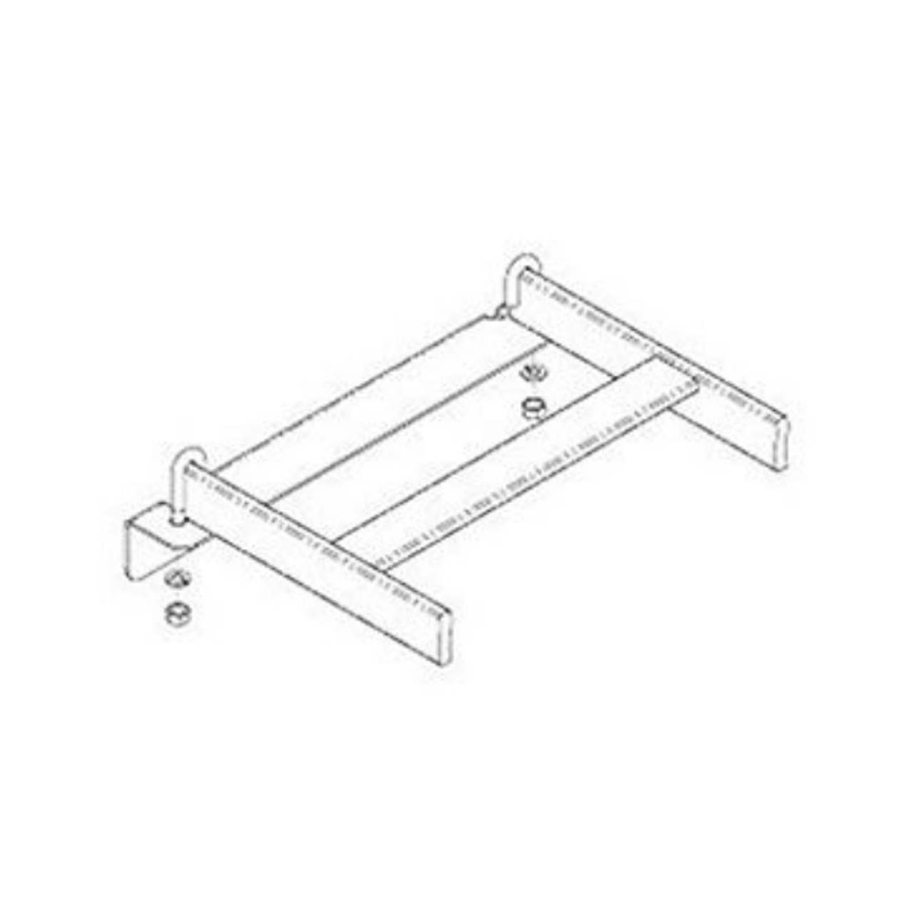 11911-712 - Chatsworth Cable Runway Wall to Rack Kit; 12W x 54L