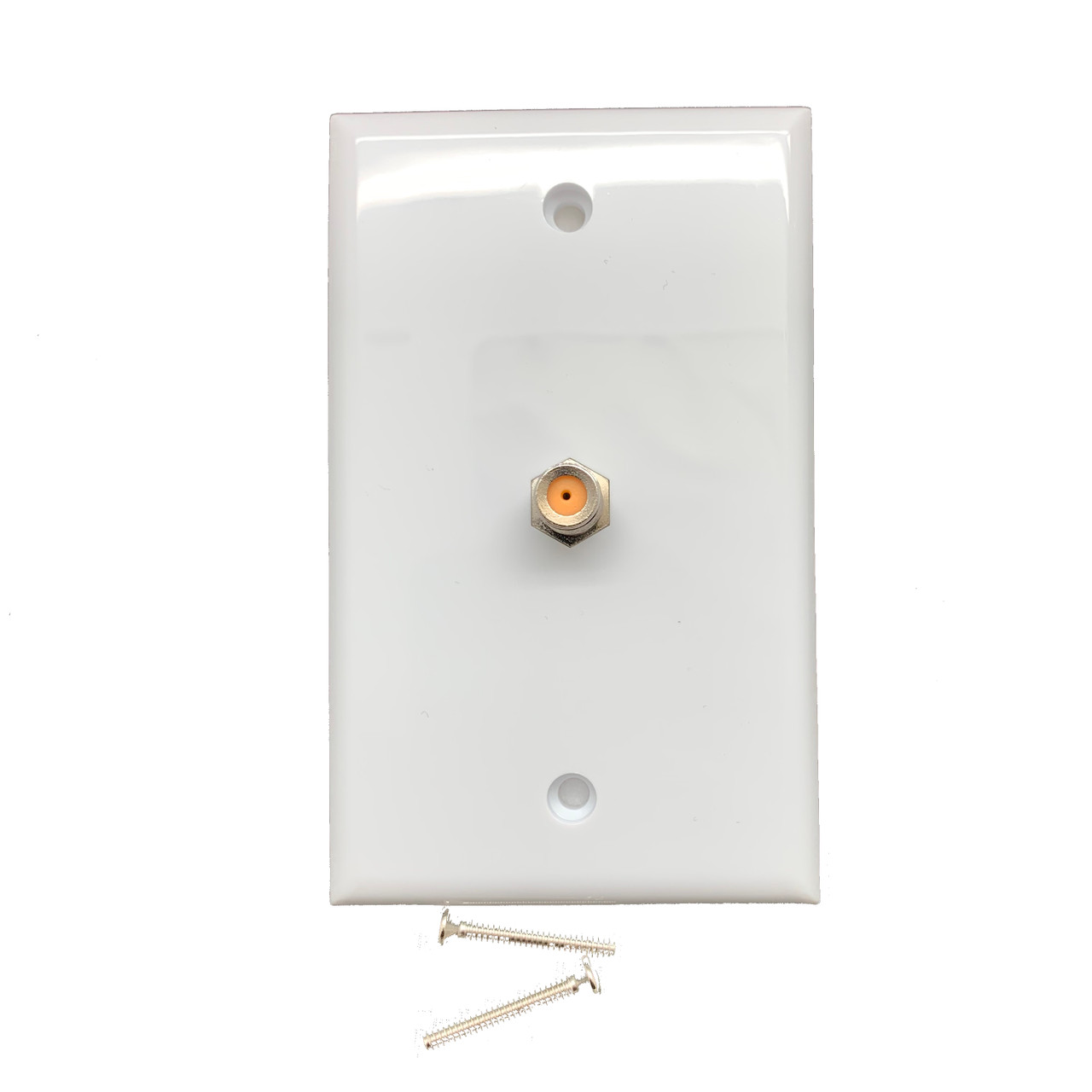 TV Coaxial Wall Plate 3Ghz F81 Barrel