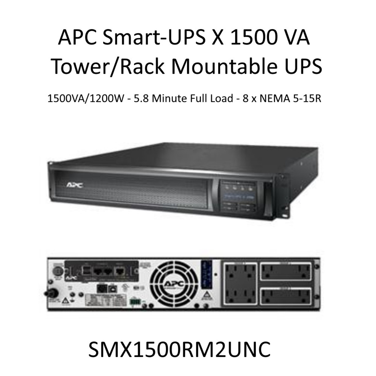 APC Smart UPS X 1500 onduleur - SMX1500RMI2U