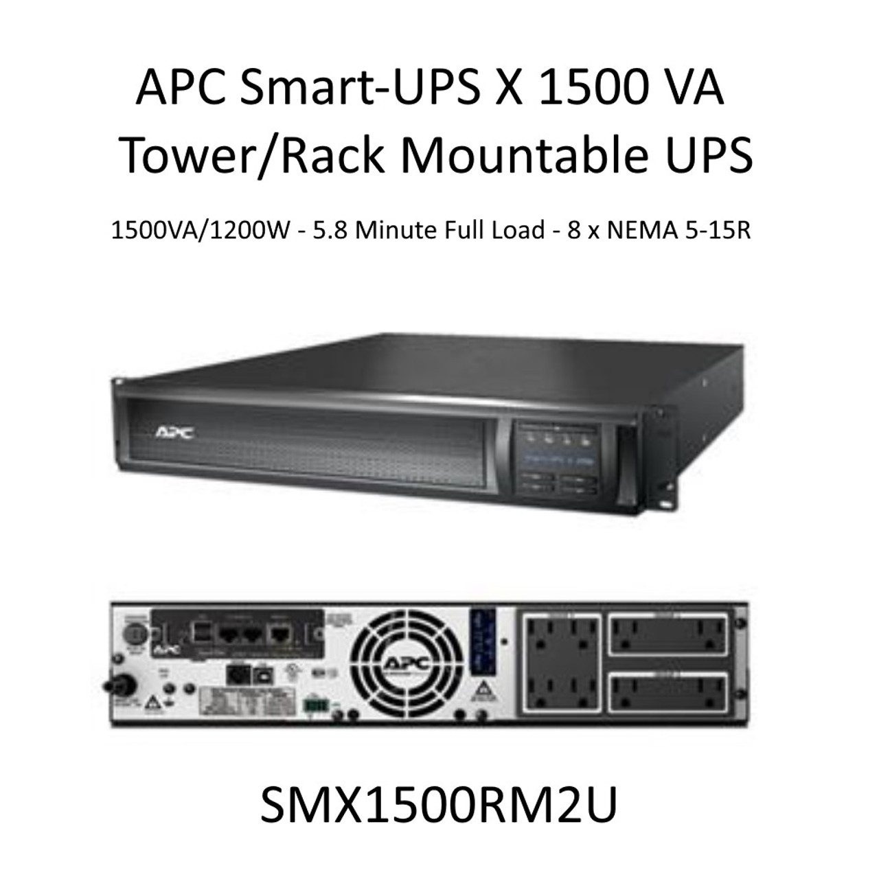 APC by Schneider Electric Smart-UPS SMX 1000VA Tower/Rack