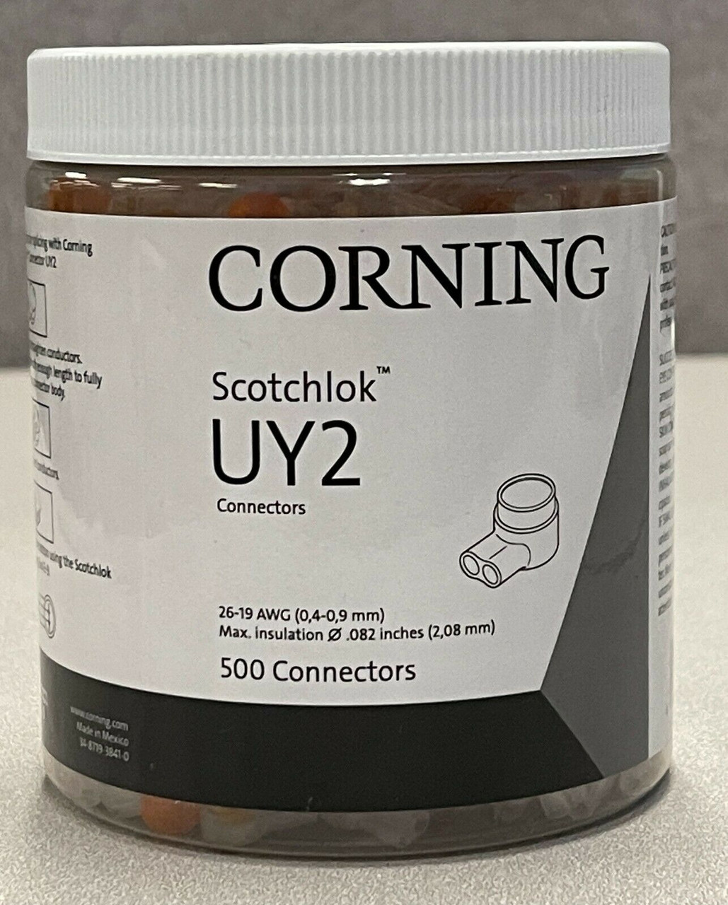 CORNING | UY2 | Scotchlok IDC | Connectors | 2 Wire | 19-26 AWG