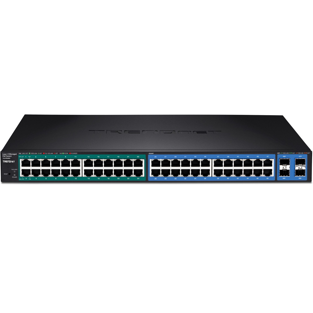 TRENDnet 12-Port 10G Layer 2 Managed SFP+ Switch – TL2-F7120 Für KMU-Netzwerke