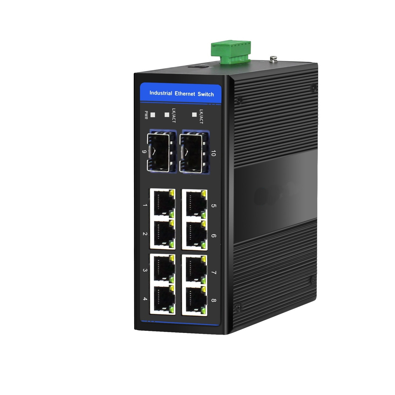 Industrial 8 Port Gigabit PoE Switch 30W - Ethernet Switches