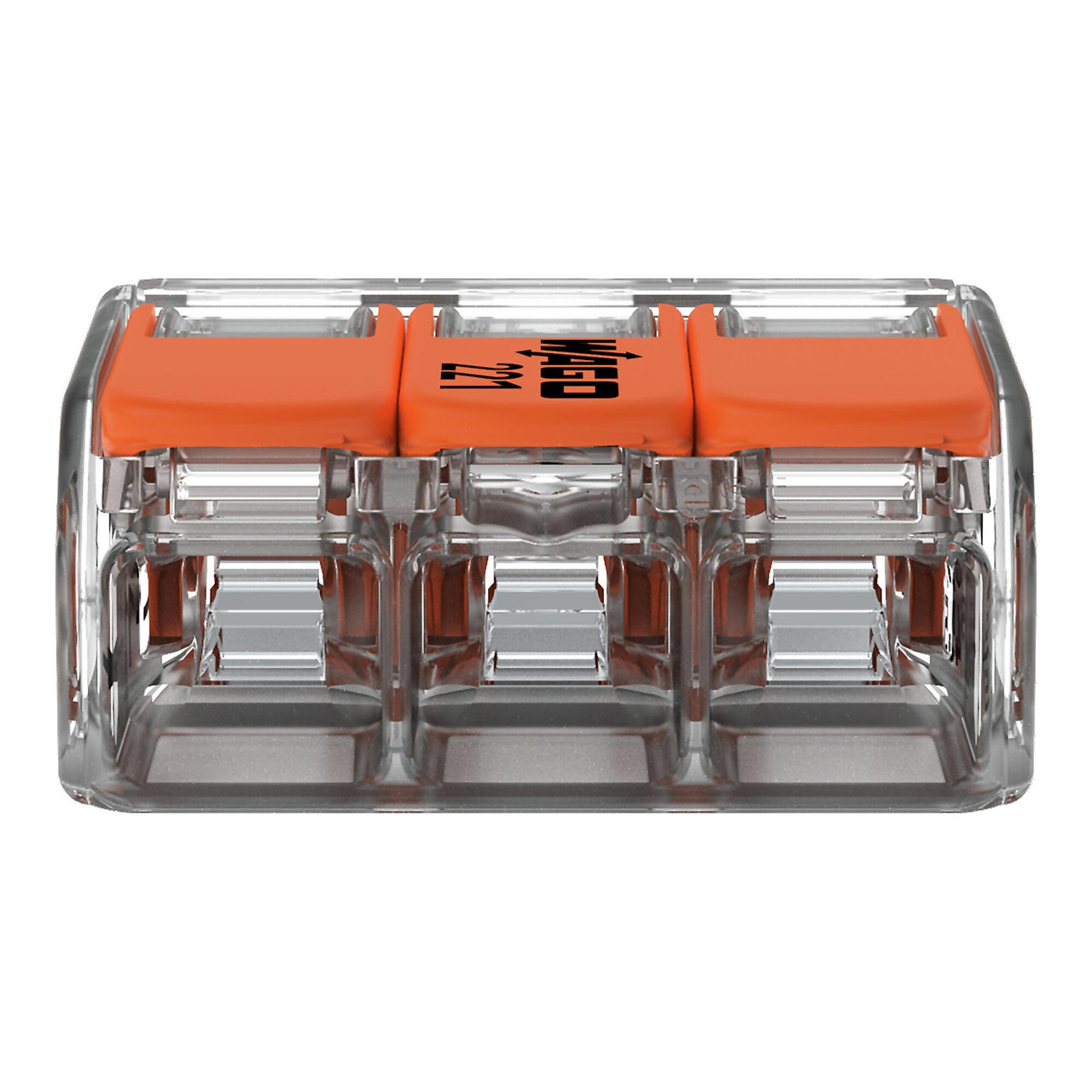 わー WAGO 50x 221-413 Electrical Wire Block Connector Strip 12V