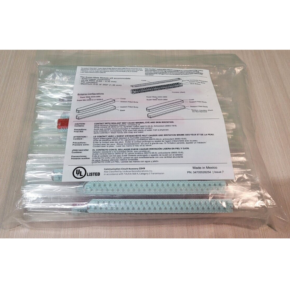Plicing Module 3 M 7445 3M 4005-GBM/TR Super-Mini Copper Splicing Module For Cable ...