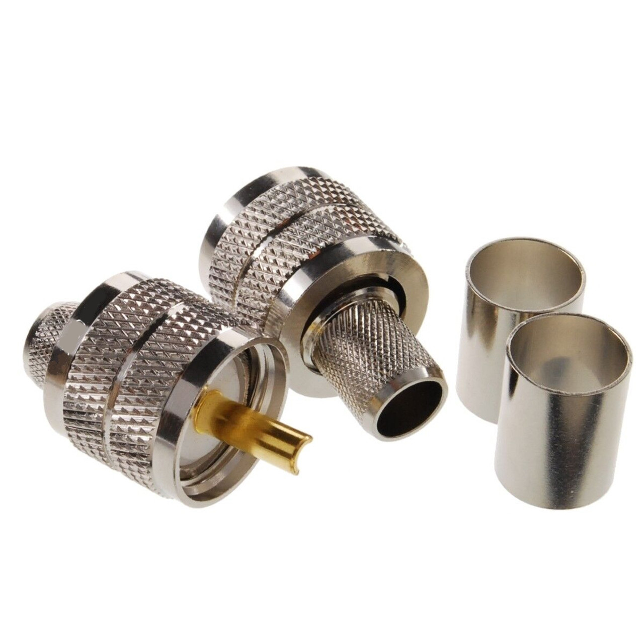 210-504 | UHF | PL-259 | Male | Crimp | Type | RF | Connectors