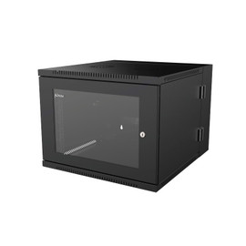 NTDWC12U600 12U 24" Deep 24" Wide  Swingout Glass Front Door 