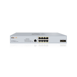 8 Port Gigabit PoE++ 802.3AF/AT/BT 90W Per Port 10G SFP Monitor 370W Total Budget  8 Port Gigabit PoE++ 802.3AF/AT/BT 90W Per Port 10G SFP Monitor 370W Total Budget