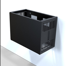 Hammond SDC246U24BK 6U Vertical Mounting Wall Enclosed Rack 24.5" Deep Heavy Duty