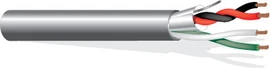 West Penn 25357B 22 AWG 4 Conductor Stranded 2 Shielded 2 Unshielded CMP Plenum Cable