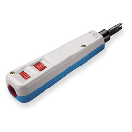 Adjustable Telecom Impact Punch Down Tool Includes both 66 and 110 Punch and Cut Blades