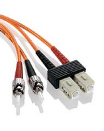 SC-ST Duplex Multi Mode 50/125 Fiber Optic Patch Cable