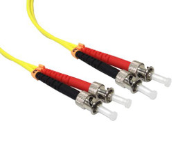 ST-ST Duplex Singlemode 9/125 Fiber Optic Patch Cable