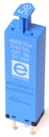 Digital 75v Category 5E 5pin Solid State Module with PTC 4B6S-75e
