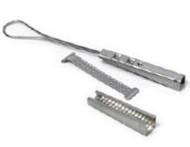 Drop Wire Clamp 6-Pair Stainless Steel Dimpled Shim