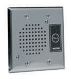Valcom V-1072A-ST Flush Mount Door Plate Speaker Stainless Steel