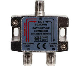 2GHz TV Satellite Mini Diplexer 2GHz TV Satellite Mini Diplexer