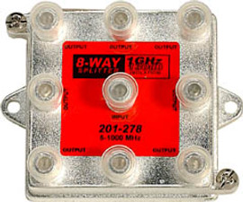 8-way 1Ghz 130dB F Splitter 8-way 1Ghz 130dB F Splitter