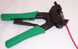 Professional Ratcheting F, RCA, BNC Compression Termination Tool