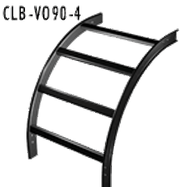 CLB-VO90 Cable Ladder 12" Wide, 90 Degree Vertical Outside Bend