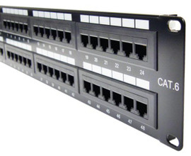 48 Port Category 6 Horizontal 19" Patch Panel 48 Port Category 6 Horizontal 19" Patch Panel