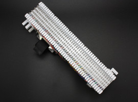 157A 66 Split Block, 50 pair, with 50 pin Male Telco Connector on One Side