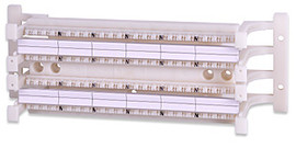 110WB6-96PR-L Category 6 96-Pair 110 Wiring Block With Mounting Legs