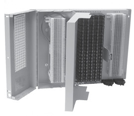 24100-66-M66C 100 Pair BET with splice chamber; 66 termination in / out; with cover