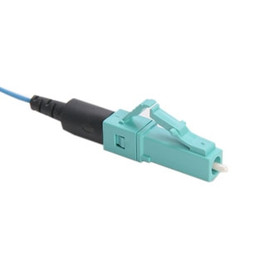 49991-LLC FastCAM Pre-polished Connector, LC (aqua), 50/125um L.O. Multimode